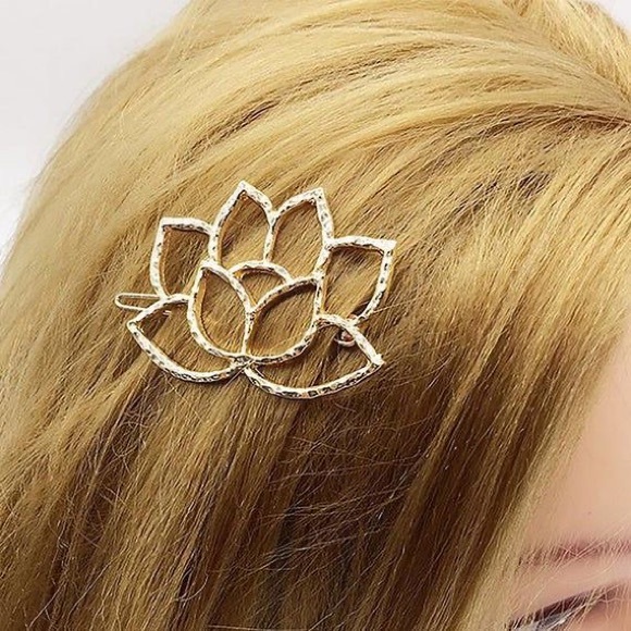 💕Last one Lotus Flower Hair Clip Hair Pins - Picture 2 of 6